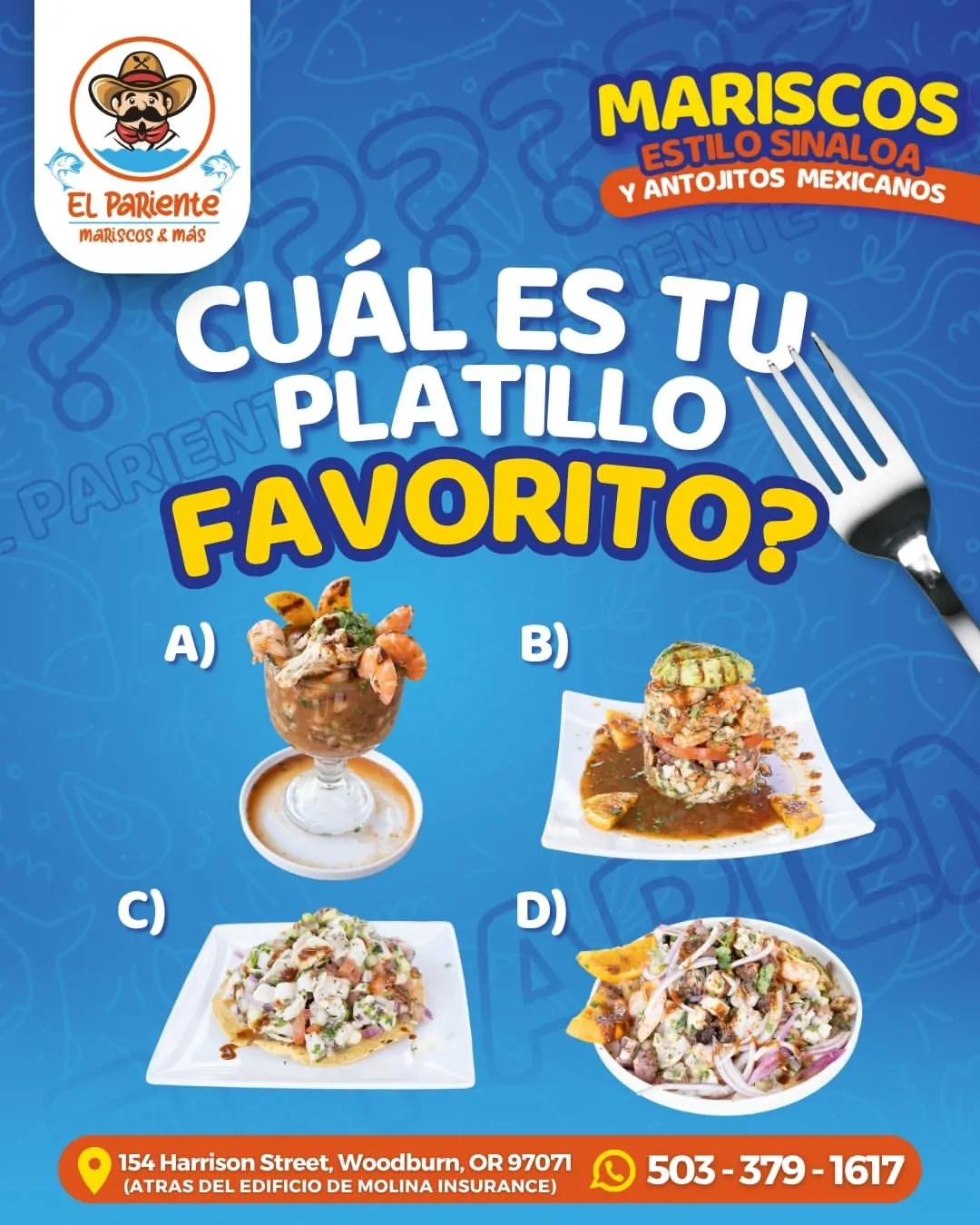 ¿Cuál es tu platillo favorito?
